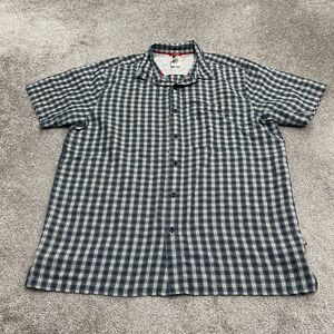 The North Face Plaid Shirt Mens XL Multicolor Short Sleeve Casual Outdoor Top